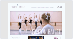 Desktop Screenshot of cantonballet.com